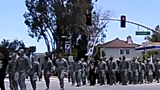 5/21/16  SOLDIERS MARCHING, ARMED FORCES DAY PARADE 2016 TORRANCE CA