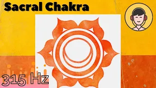 [ 315 HZ ] Sacral Chakra Binaural Beats Frequency - Pure Tone Binaural Beat - 315 Hz Brainwave