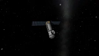 KSP Minmus Space Station - My worst recovery - Falcon Heavy