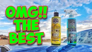 CHEMICAL GUYS BUTTER WET WAX AND WATERLESS WASH TEST AND REVIEW ON THE SCAT PACK