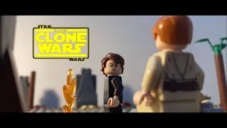 [THE CLONE WARS][S7 deleted scene]Obi wan and Anakin talk about Ahsokas decision(in Lego)