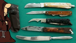 Складные ножи СССР подарок Стива в коллекцию ножей РИ и СССР / USSR knife collection