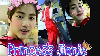 Meet Princess jin🤣... BTS Jin receiving punishment to wear a china girl dress...