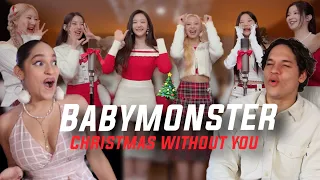 VOCAL MONSTERS! Waleska & Efra react to BABYMONSTER - 'Christmas Without You' COVER