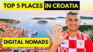 TOP 5 Places in CROATIA for Digital Nomads in 2022! Where should YOU Work & Live in Croatia?!