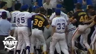 8/12/1984: Benches empty again in Padres-Braves 9th