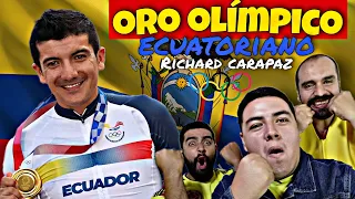 REACCIÓN a RICHARD CARAPAZ🥇 *PRIMERA MEDALLA OLÍMPICA en LATINOAMÉRICA* ¡que Humildad!❤️🇪🇨