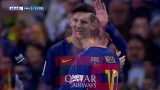 Best Moments Lionel Messi vs Real Madrid Away 2015/2016
