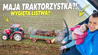 VLOG!🚜Akcja Gówienko💩Majka Traktorzystka! Zgięta listwa... Romeo zły!!