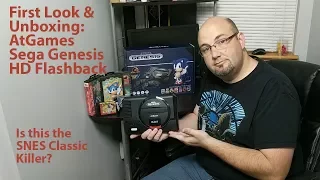 Atgames Sega Genesis Flashback HD Unboxing -  The SNES Classic Killer You've Been Waiting For?