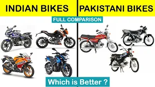 Indian bikes vs Pakistani bikes Full Comparison UNBIASED in Hindi 2020
