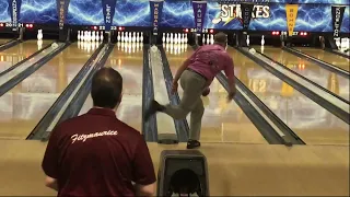Walter Ray Williams Jr bowling 2 handed at the PBA50 Fort Myers Classic 5-15-24