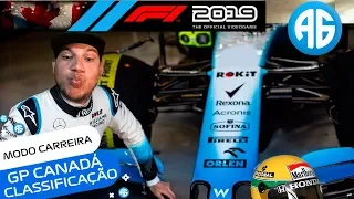 F1 2019 MODO CARREIRA #16 AS COISAS ESTÃO MELHORANDO? CLASSIFICAÇÃO NO CANADÁ (Português-BR)