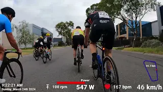 Cycling Criterium Racing Northern A Grade March 24th 2024