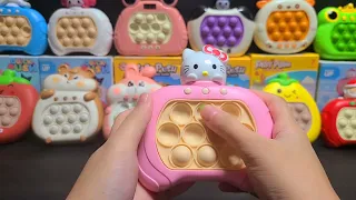 3 Minutes Satisfying with playing Hello Kitty Push Pop It Eletrônico Fidget Toy ASMR