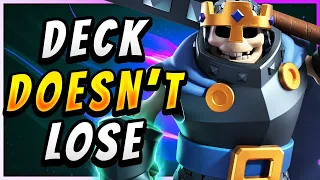 UNSTOPPABLE! BEST SKELETON KING DECK in CLASH ROYALE 🏆