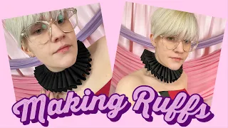 🖤👑 How to Make a Royalcore Ruff Collar 👑🖤