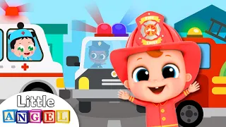 What Do You Want to Be (Jobs Song)| Firefighter, Policeman, Doctor | Little Angel