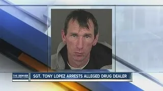 Sgt. Tony Lopez Jr. arrests alleged drug dealer