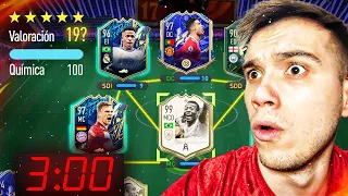 Mi MEJOR FUT DRAFT de FIFA 22 en 3 minutos... ¿194?