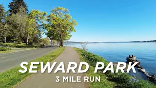 Seward Park in Seattle 3 Mille Virtual Run (4K)