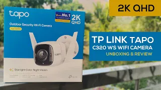 TP Link Tapo C320WS Outdoor Wi-Fi Smart Security Camera | 2.5K | 4mp