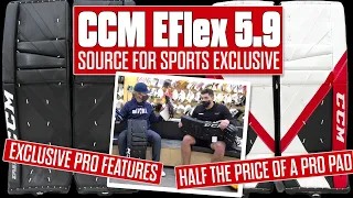 CCM Eflex 5 9 Source for Sports Exclusive Goalie Pads and Gloves Review