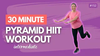 30 Minute Beginner Friendly Fat Burning HIIT Workout | 3500 steps