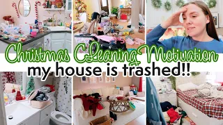 EXTREME CHRISTMAS CLEAN WITH ME | Christmas Cleaning Motivation