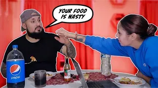 “I DONT LIKE YOUR FOOD” PRANK ON GIRLFRIEND