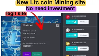 Litecoin Miner || Free LTC Mining Website 2021|| Litecoin Mining (Ryzex.net) | Online Earning App