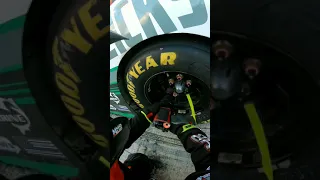 NASCAR Pit Stop in Slow Motion! Brandon Henry Tire Changer