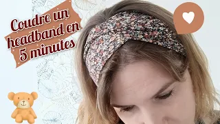 Tuto couture facile : Coudre un headband en 5minutes - toutes tailles ~ Cindy la couturière