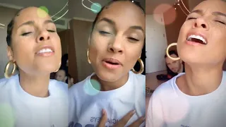 Alecia Keys Singing Live On Instagram Live | January 9th, 2020