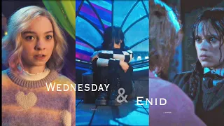 Wednesday Addams & Enid | Dancing With Your Ghost | (edit) | HD