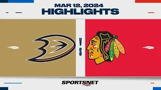 NHL Highlights | Ducks vs. Blackhawks  - March 12, 2024