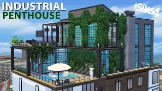 INDUSTRIAL PENTHOUSE | No CC | Stop-motion apartment build | The Sims 4