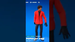 Popular Vibe - New Emote #fortnite #theweeknd #dance #music