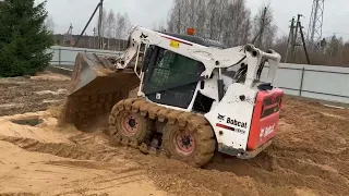 Bobcat s530 на гусеницах MCLAREN RUBBER