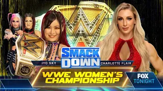 Iyo Sky Vs Charlotte Flair Campeonato Femenino de WWE - WWE Smackdown 20/10/2023 (En Español)