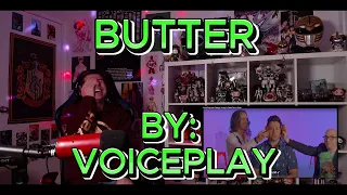WHAT A BOP!!!!!!! Blind reaction to Voiceplay - Butter Ft. Deejay Young & Cesar De La Rosa