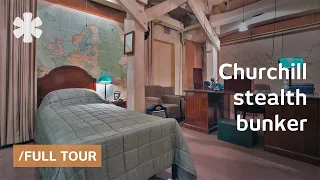 Churchill's underground bunker full tour, secret room included