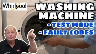 Whirlpool Washing Machine Fault & Diagnostic test mode to find your error codes