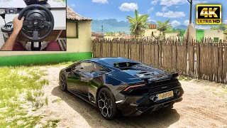 Lamborghini Huracán Tecnica | Forza Horizon 5 | Thrustmaster T300RS gameplay