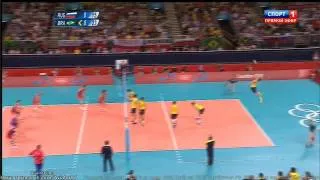 Russia vs Brazil - Olymics 2012 Final - Men's Volleyball - London Olympic Gold Match