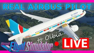 Real Airbus Pilot Flies the A320 Live in MSFS 2020! Manchester to Olbia!
