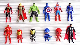 6 Minutes Satisfying With Unboxing Superhero Avengers set 12 pieces [ ASMR ] Hulk, Iron-man Cartoon