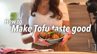 How To Make Tofu Taste Good 🥢🤤 4 simple & delicious recipes