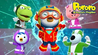 Héroes de Pororo - ¡Adelante! ¡Vamos! Superhéroe | Canción para niños | Pororo Historias y canciones