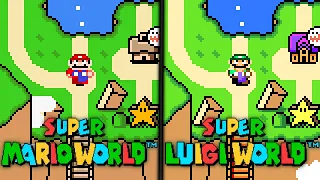 Super Luigi World (SNES) - Donut Plains #2. ᴴᴰ